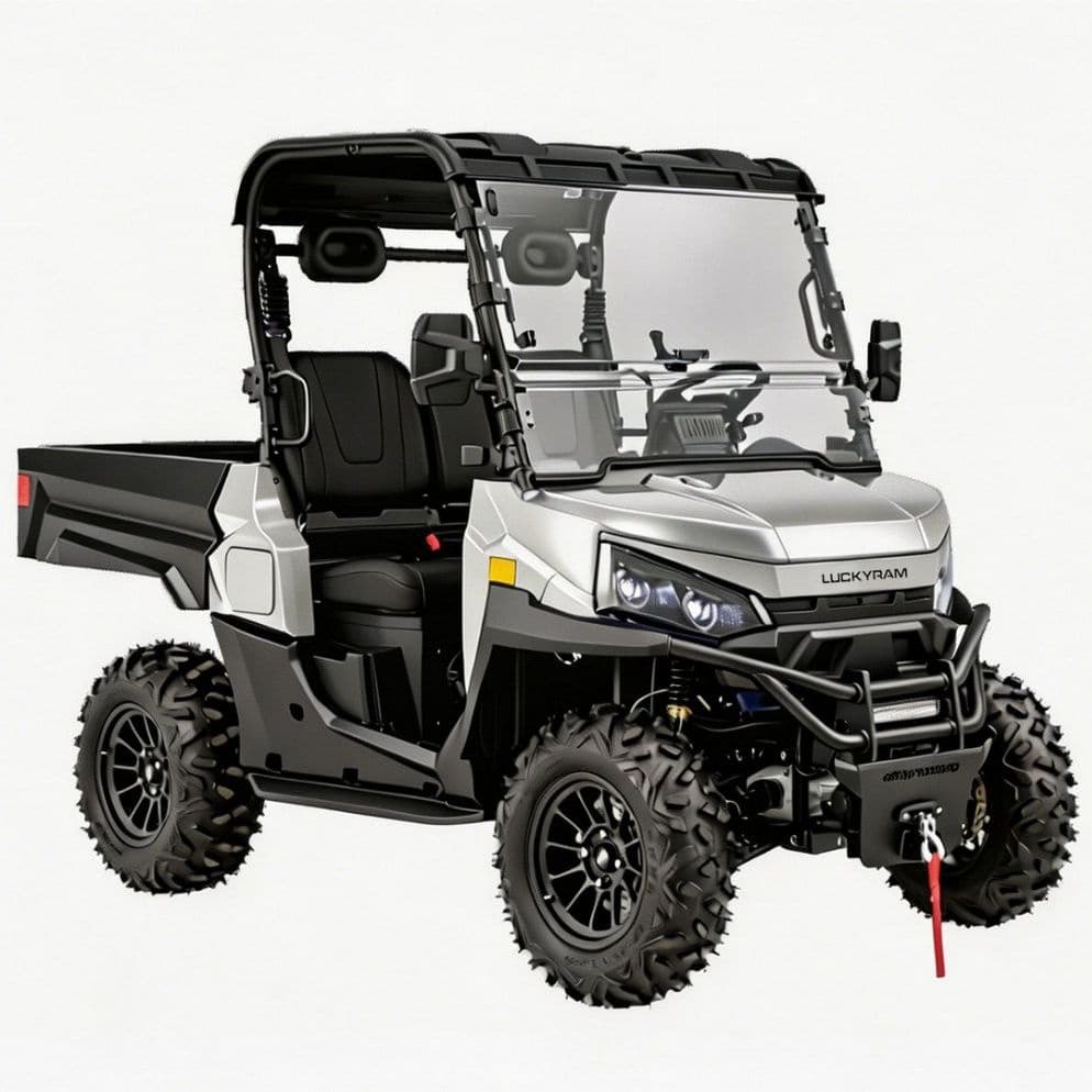 มอเตอร์ AC 10KW 4WD Heavy Duty UTV 73.6V 670kg เตียงยกไฟฟ้า