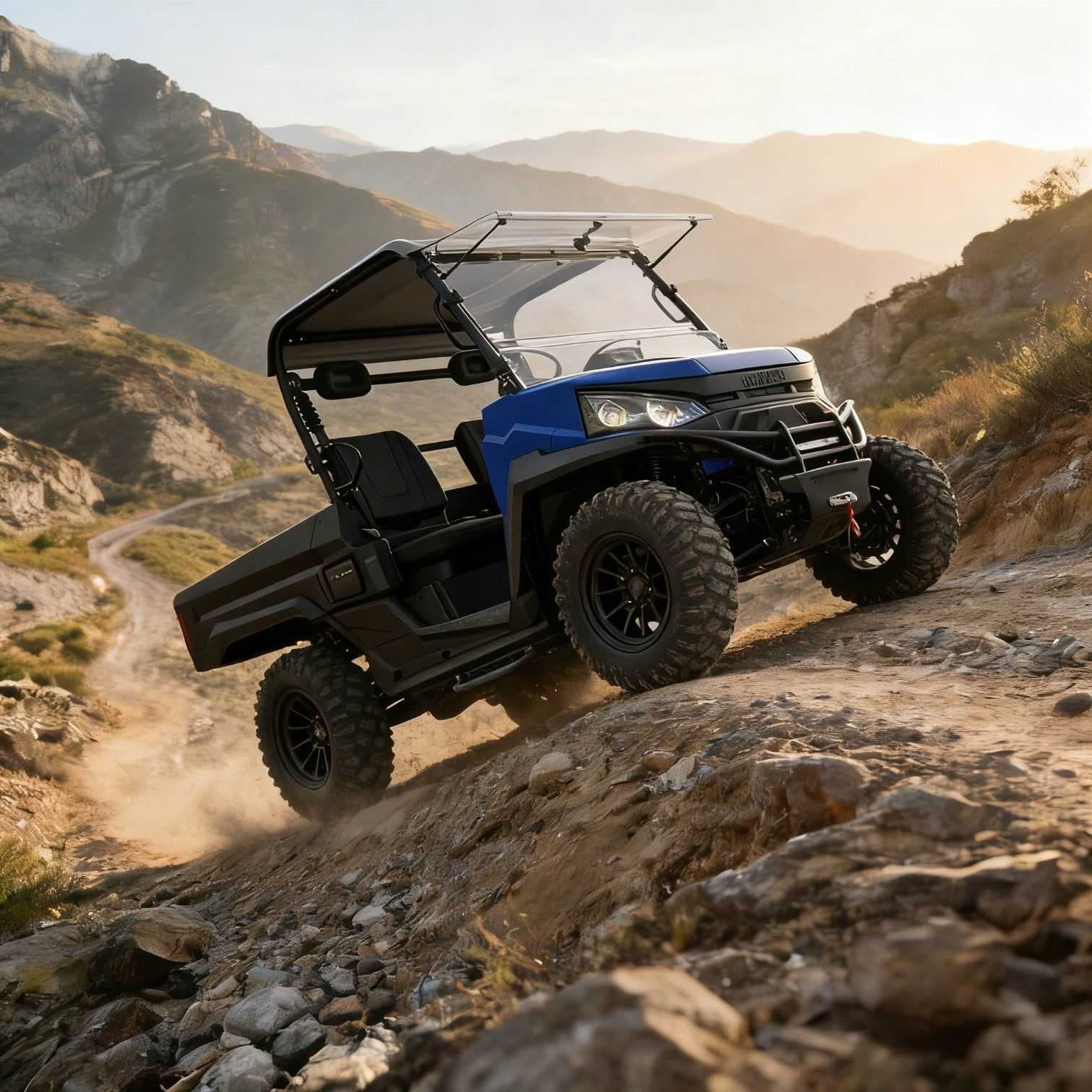 มอเตอร์ AC 10KW 4WD UTV 73.6V 400 มม. ลุยน้ำ 80-100 กม.