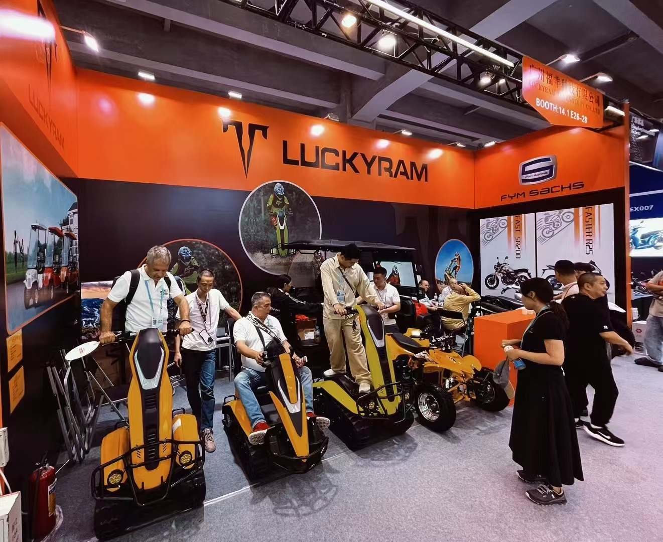 Luckyram ATVs จับตามองผู้ซื้อต่างประเทศที่ 136th Canton Fair