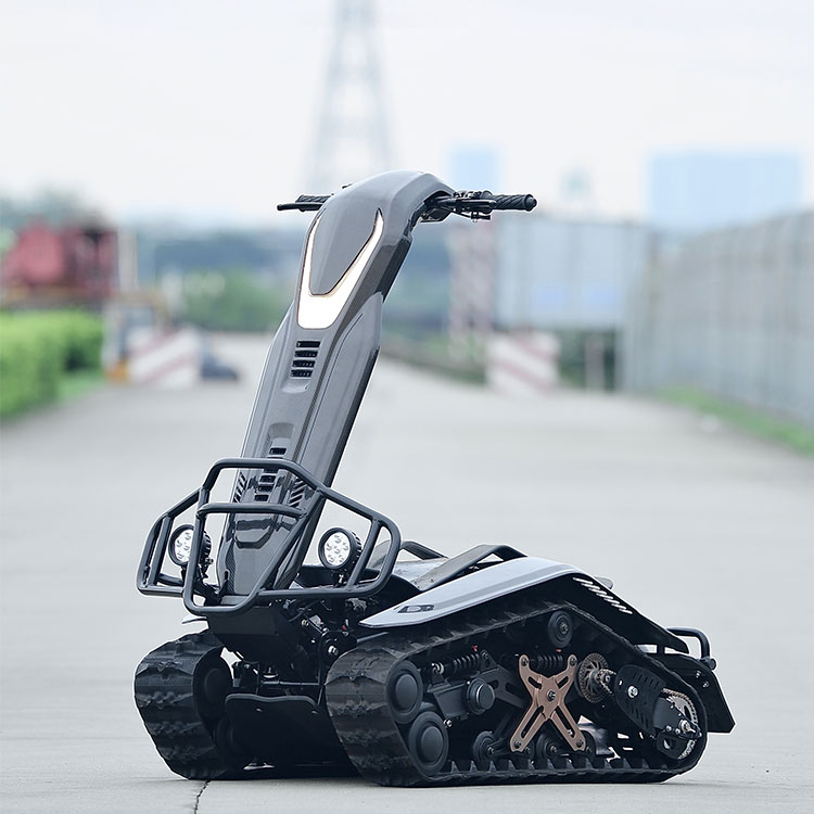 สโนว์โมบิลไฟฟ้าแบตเตอรี่ลิเธียมแบบพับได้ 72V มีจำหน่ายในทุกพื้นที่