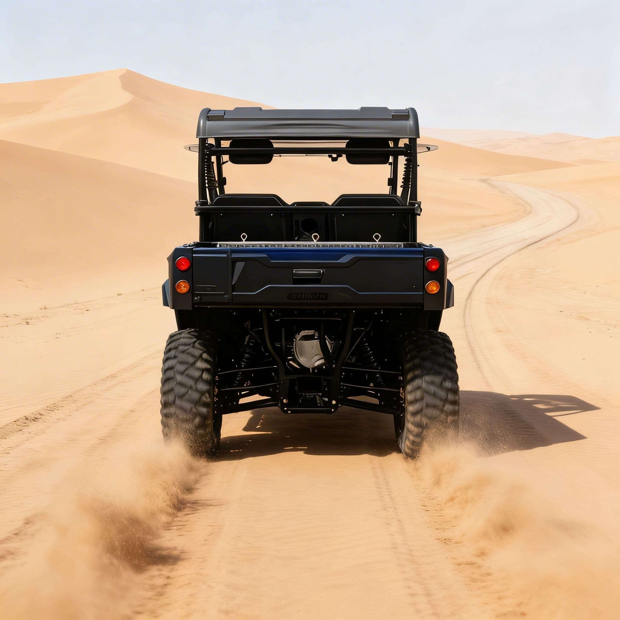 73.6V 150Ah 4WD ไฟฟ้า UTV PKE Keyless ลากจูง 1,000 กก