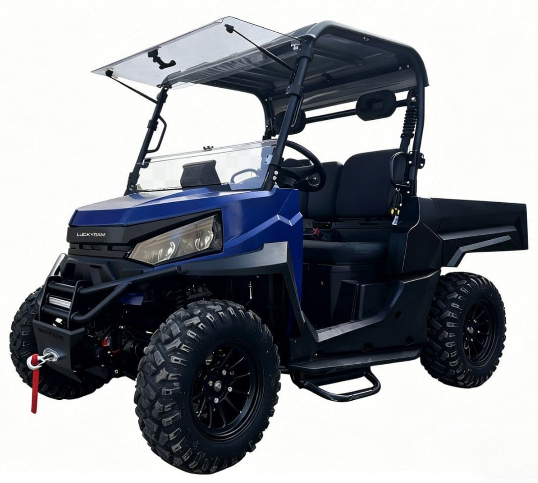 73.6V ไฟฟ้า UTV 10KW มอเตอร์ AC 80-100 กม. สำหรับการบำรุงรักษาทรัพย์สิน