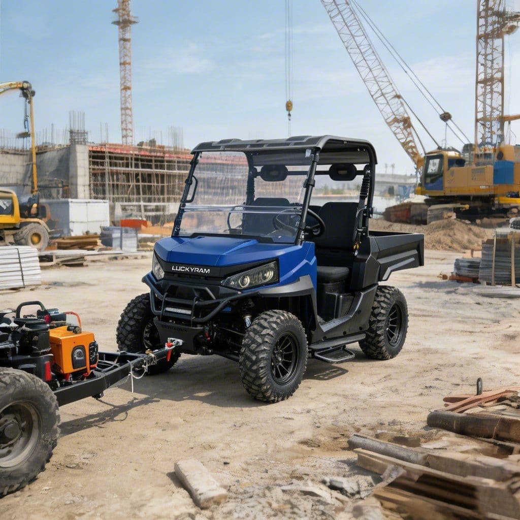 มอเตอร์ไฟฟ้า UTV 10KW AC 4WD 73.6V แบตเตอรี่ลิเธียม 400 มม. ลุย