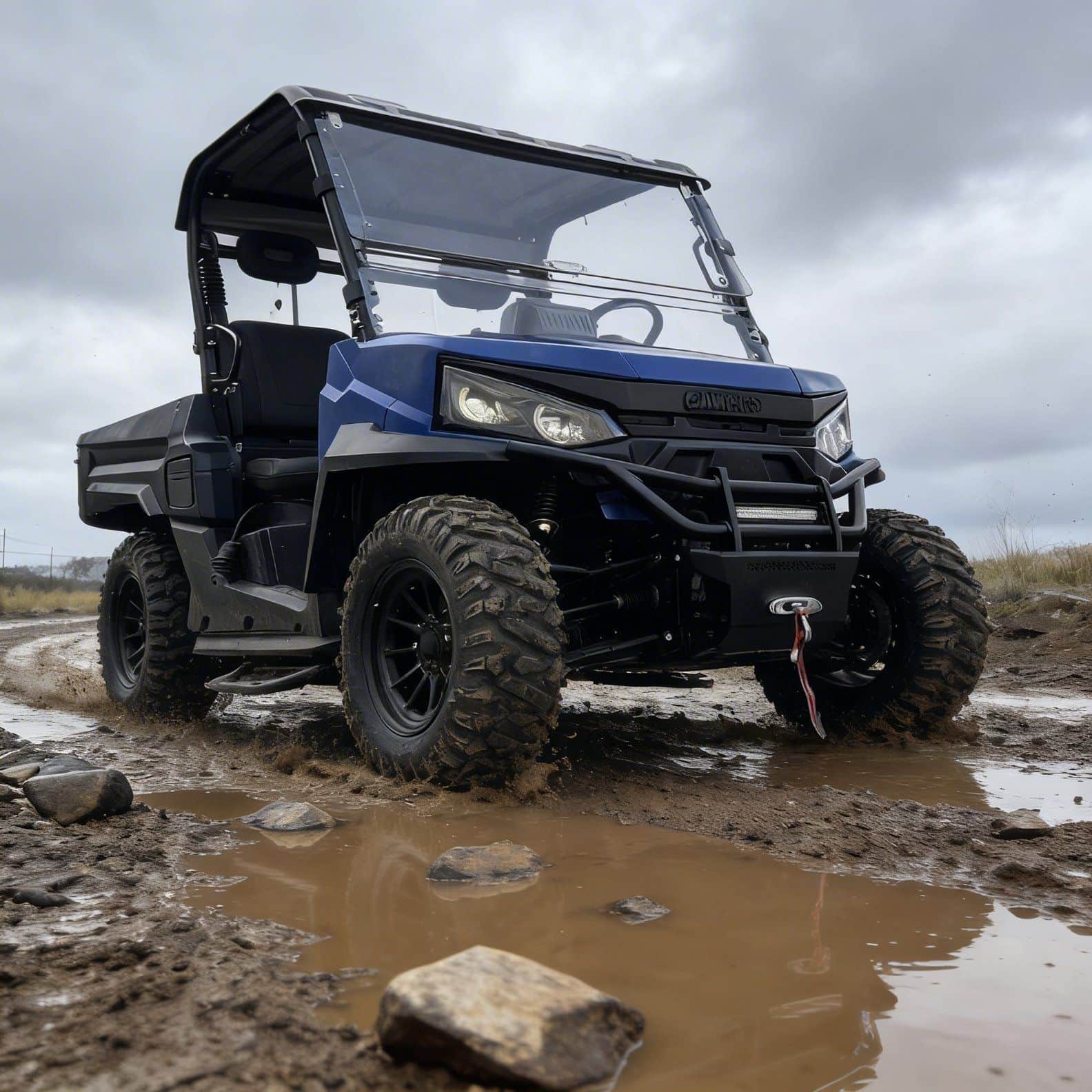 UTV ไฟฟ้า 73.6V 20KW กำลังสูงสุด 4WD 400A คอนโทรลเลอร์ปิดถนน