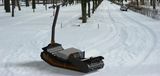 ยูทิลิตี้ที่มีประสิทธิภาพการขนส่งหิมะ Snowfox ติดตามเกษตรกรสโนว์โมบิลไฟฟ้า
